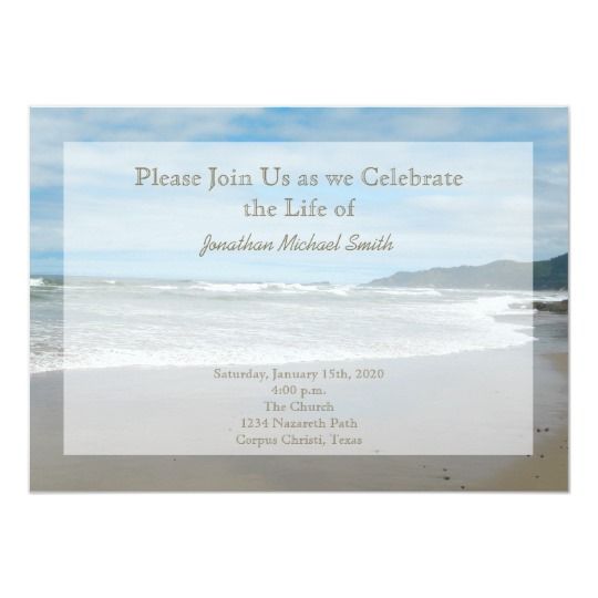 Celebration of Life Invitation | Zazzle.com | Funeral guest book, Life, Pink invitations