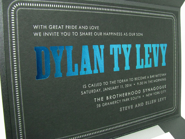 Bar Mitzvah and Bat Mitzvah Invitations Archives - Digby & Rose Letterpress Designs | Digby